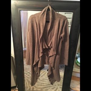 cashmere no closure cardigan